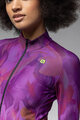 ALÉ Cycling winter long sleeve jersey - PR-E JARDIN - purple/multicolour