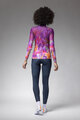 ALÉ Cycling winter long sleeve jersey - PR-E JARDIN - purple/multicolour