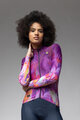ALÉ Cycling winter long sleeve jersey - PR-E JARDIN - purple/multicolour