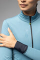 ALÉ Cycling windproof jacket - PRAGMA FONDO 3.0 - light blue