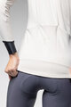 ALÉ Cycling windproof jacket - PRAGMA FONDO 3.0 - ivory