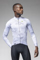 ALÉ Cycling winter long sleeve jersey - PR-E SPRAY - white