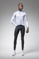 ALÉ Cycling winter long sleeve jersey - PR-E SPRAY - white