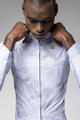 ALÉ Cycling winter long sleeve jersey - PR-E SPRAY - white