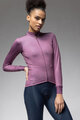 ALÉ Cycling winter long sleeve jersey - PR-E FOLLOW ME 2.0 LADY - purple