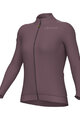 ALÉ Cycling winter long sleeve jersey - PR-E FOLLOW ME 2.0 LADY - purple