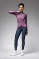 ALÉ Cycling winter long sleeve jersey - PR-E FOLLOW ME 2.0 LADY - purple