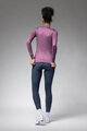ALÉ Cycling winter long sleeve jersey - PR-E FOLLOW ME 2.0 LADY - purple