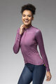 ALÉ Cycling winter long sleeve jersey - PR-E FOLLOW ME 2.0 LADY - purple