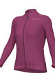 ALÉ Cycling winter long sleeve jersey - PR-E FOLLOW ME 2.0 LADY - pink