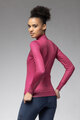 ALÉ Cycling winter long sleeve jersey - PR-E FOLLOW ME 2.0 LADY - pink