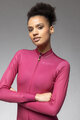 ALÉ Cycling winter long sleeve jersey - PR-E FOLLOW ME 2.0 LADY - pink