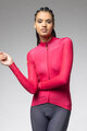 ALÉ Cycling winter long sleeve jersey - PR-E FOLLOW ME 2.0 LADY - pink