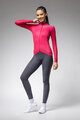 ALÉ Cycling winter long sleeve jersey - PR-E FOLLOW ME 2.0 LADY - pink