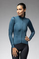 ALÉ Cycling winter long sleeve jersey - PR-E FOLLOW ME 2.0 LADY - blue