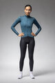 ALÉ Cycling winter long sleeve jersey - PR-E FOLLOW ME 2.0 LADY - blue