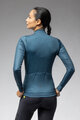 ALÉ Cycling winter long sleeve jersey - PR-E FOLLOW ME 2.0 LADY - blue