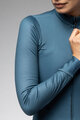 ALÉ Cycling winter long sleeve jersey - PR-E FOLLOW ME 2.0 LADY - blue