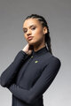 ALÉ Cycling winter long sleeve jersey - R-EV1 WARM RACE 2.0 LADY - black