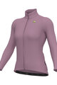ALÉ Cycling winter long sleeve jersey - R-EV1 WARM RACE 2.0 LADY - purple