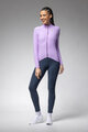 ALÉ Cycling winter long sleeve jersey - R-EV1 WARM RACE 2.0 LADY - purple