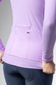 ALÉ Cycling winter long sleeve jersey - R-EV1 WARM RACE 2.0 LADY - purple