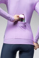 ALÉ Cycling winter long sleeve jersey - R-EV1 WARM RACE 2.0 LADY - purple