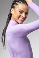 ALÉ Cycling winter long sleeve jersey - R-EV1 WARM RACE 2.0 LADY - purple