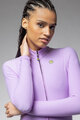ALÉ Cycling winter long sleeve jersey - R-EV1 WARM RACE 2.0 LADY - purple