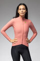 ALÉ Cycling winter long sleeve jersey - R-EV1 WARM RACE 2.0 LADY - pink