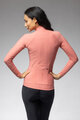 ALÉ Cycling winter long sleeve jersey - R-EV1 WARM RACE 2.0 LADY - pink