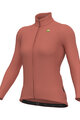 ALÉ Cycling winter long sleeve jersey - R-EV1 WARM RACE 2.0 LADY - pink