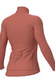 ALÉ Cycling winter long sleeve jersey - R-EV1 WARM RACE 2.0 LADY - pink