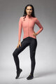 ALÉ Cycling winter long sleeve jersey - R-EV1 WARM RACE 2.0 LADY - pink