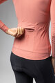 ALÉ Cycling winter long sleeve jersey - R-EV1 WARM RACE 2.0 LADY - pink