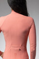 ALÉ Cycling winter long sleeve jersey - R-EV1 WARM RACE 2.0 LADY - pink