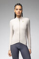 ALÉ Cycling winter long sleeve jersey - R-EV1 WARM RACE 2.0 LADY - ivory