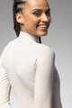 ALÉ Cycling winter long sleeve jersey - R-EV1 WARM RACE 2.0 LADY - ivory