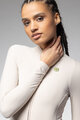 ALÉ Cycling winter long sleeve jersey - R-EV1 WARM RACE 2.0 LADY - ivory