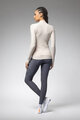 ALÉ Cycling winter long sleeve jersey - R-EV1 WARM RACE 2.0 LADY - ivory