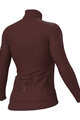 ALÉ Cycling winter long sleeve jersey - R-EV1 WARM RACE 2.0 LADY - brown