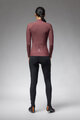 ALÉ Cycling winter long sleeve jersey - R-EV1 WARM RACE 2.0 LADY - brown