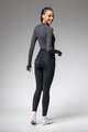 ALÉ Cycling long trousers withot bib - PRAGMA WINTER - black