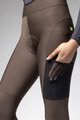 ALÉ Cycling long bib trousers - STONES CARGO 2.0 - brown