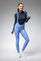 ALÉ Cycling long bib trousers - KLIMATIK K-ATMO 3.0 - light blue