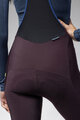 ALÉ Cycling long bib trousers - KLIMATIK K-ATMO 3.0 - bordeaux