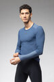 ALÉ Cycling long sleeve t-shirt - INTIMO K-BASE - blue