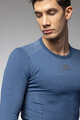 ALÉ Cycling long sleeve t-shirt - INTIMO K-BASE - blue
