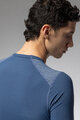 ALÉ Cycling long sleeve t-shirt - INTIMO K-BASE - blue