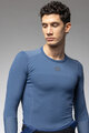 ALÉ Cycling long sleeve t-shirt - INTIMO K-BASE - blue
